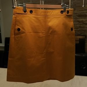 Ann taylor size 12 mustard color skirt